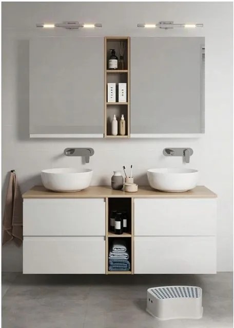 Cersanit - Moduo tükrös függő szekrény 60cm, fehér, S929-018