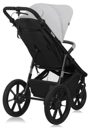 Lionelo - Babakocsi AZURA fekete/szürke