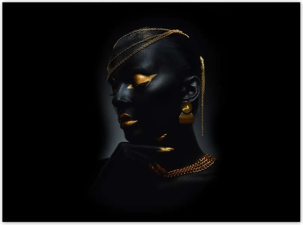 Poszterek 135x100 Aranyozott arc