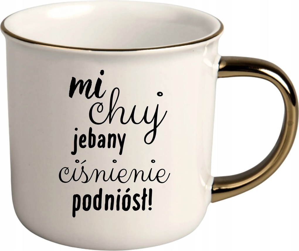 Bögre Fehér Arany Rant Ajándék Vicces Nőnap Emelte A Vérnyomásomat!