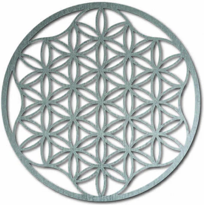 Mandala festmény a falon rétegelt lemezből, maximum 120 cm-ig