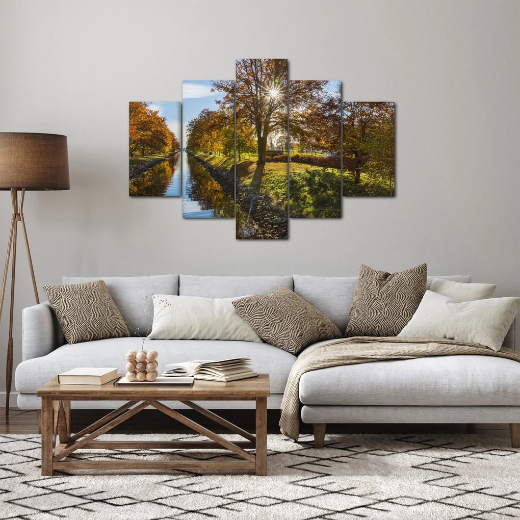 Vízi csatorna képe (150x105 cm)