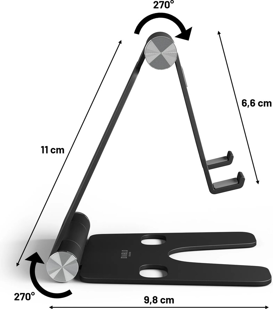 Telefontartó / tabletállvány mintával: Diablo X-Dock