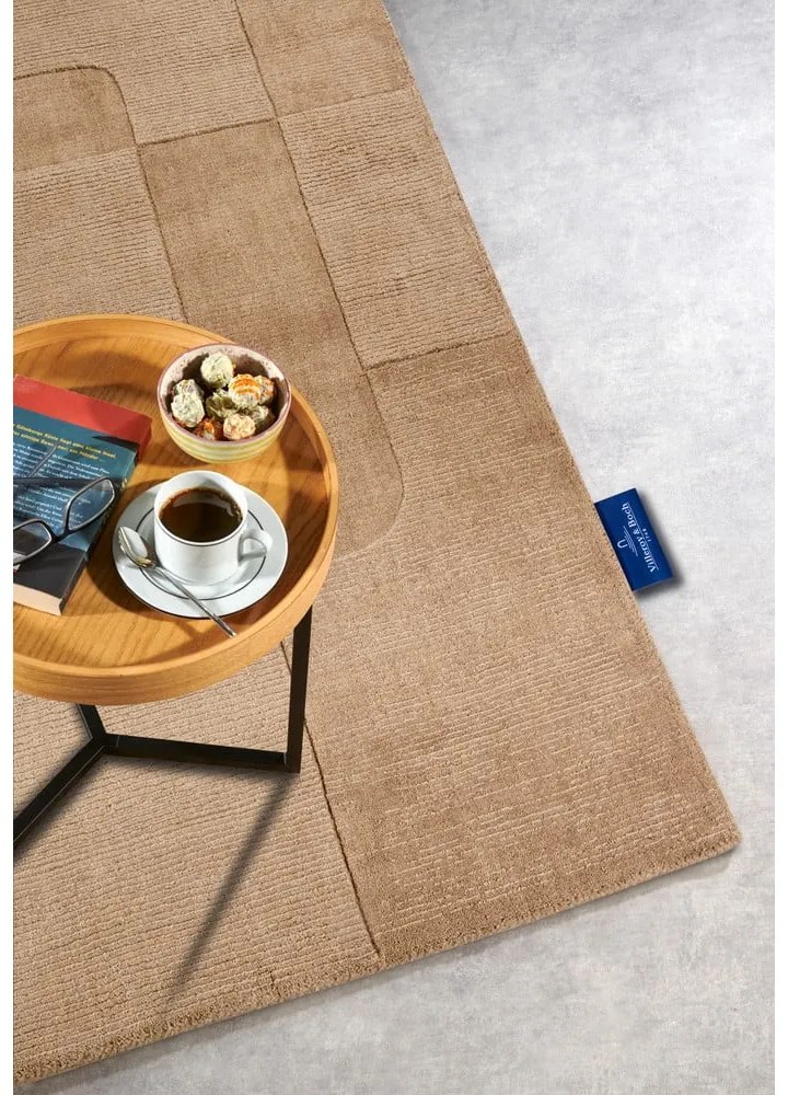 Bézs kézi szövésű gyapjú szőnyeg 160x230 cm Charlotte – Villeroy&Boch