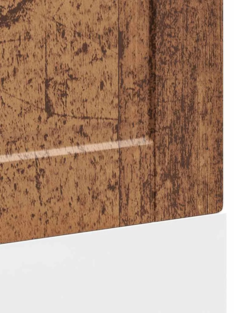mosogatógép panel Porto régi fa 60x1,5x67 cm műanyag fa