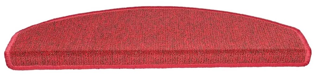 20 db bordeaux piros lépcsőszőnyeg 65x24x4 cm