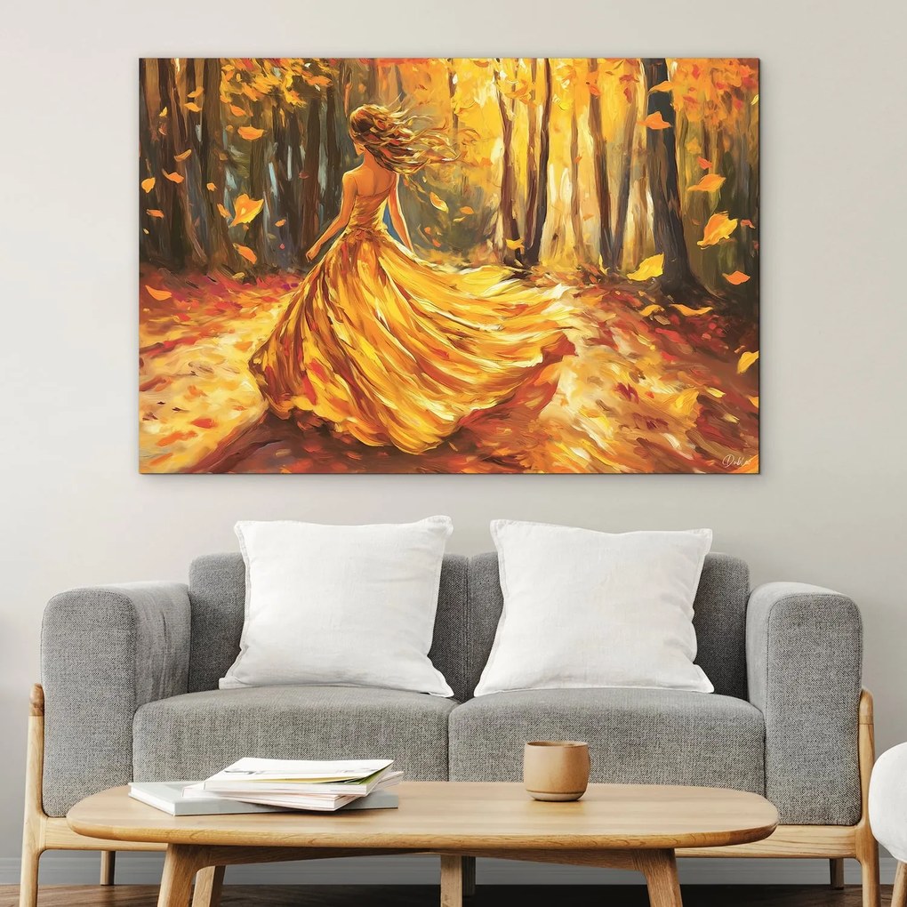 DUBLEZ | Őszi női alak az erdőben