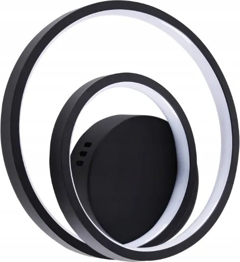 Zefira Led mennyezeti fali lámpa fekete 4000K IP20 Goldlux