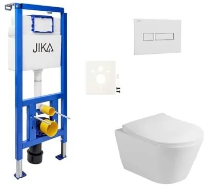 Fali WC szett Jika előtétfalas szereléshez + Glacera Ava WC SIKOJSAVA1
