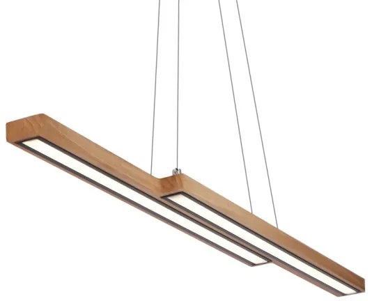 LED csillár zsinóron SENTO LED/19W/230V fa kivitel