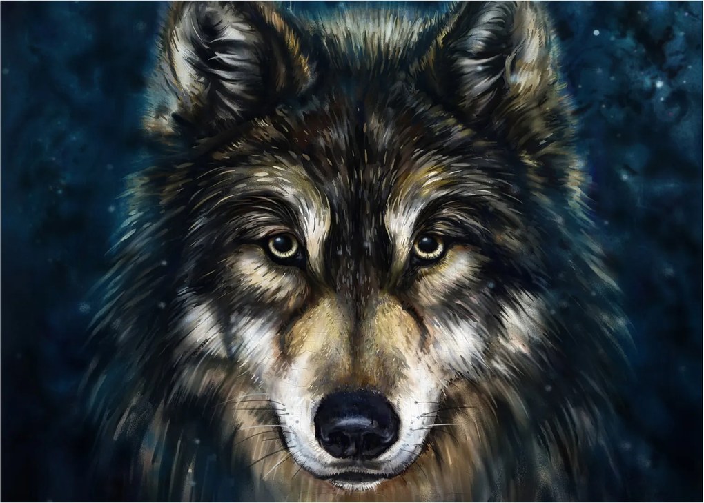 Üveg kép - Wolf (70x50 cm)