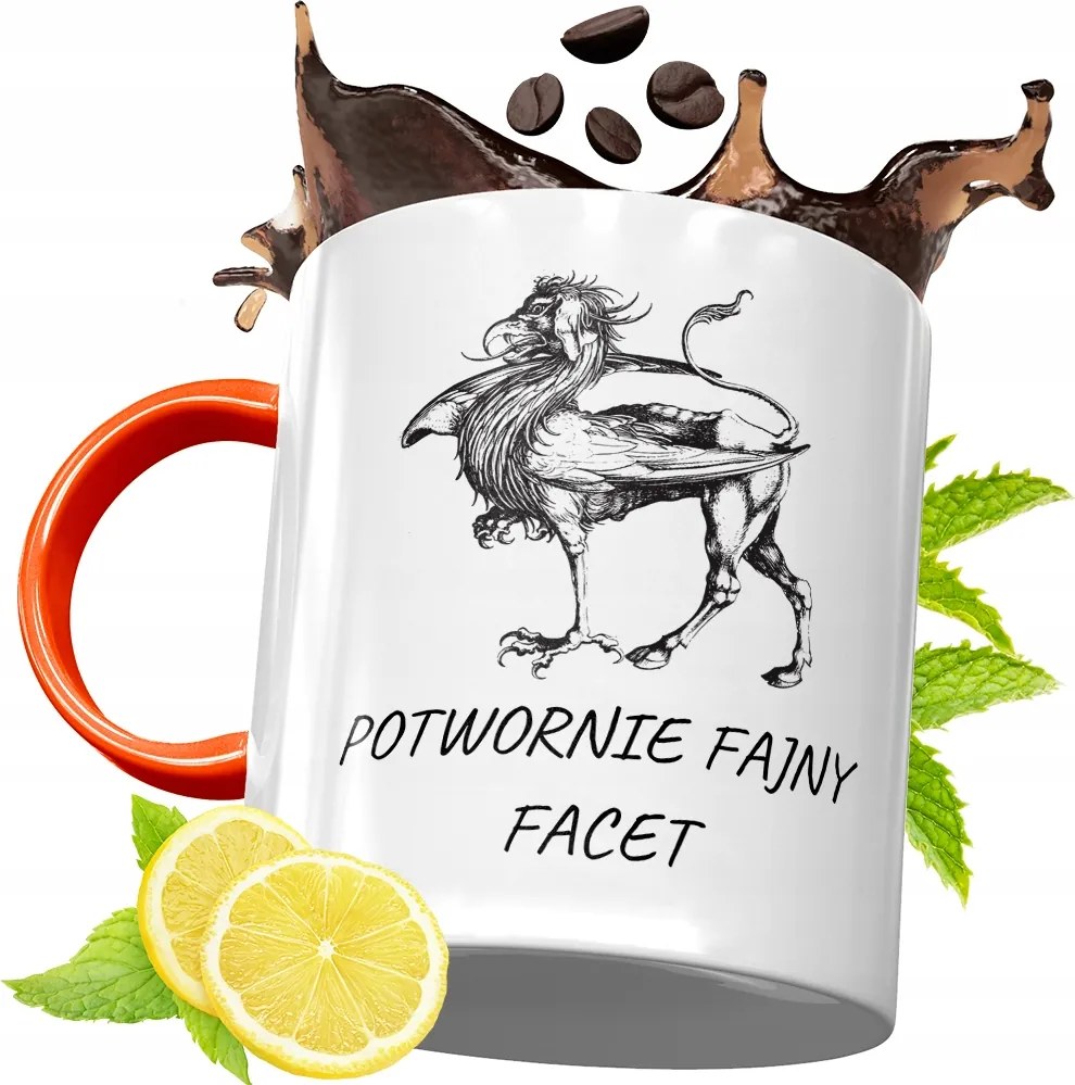 Narancssárga Bögre Fiúnak Tökéletes Ajándék fényképes nyomattal