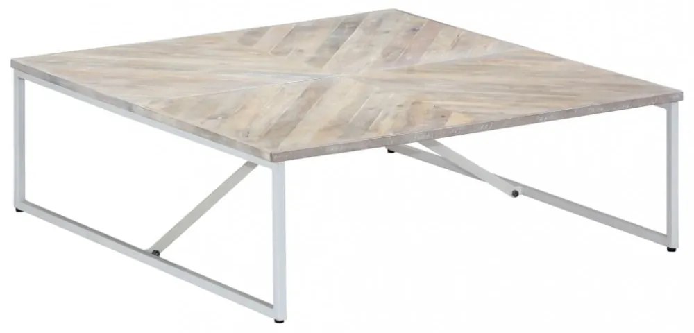 tömör mangófa dohányzóasztal 110 x 110 x 36 cm
