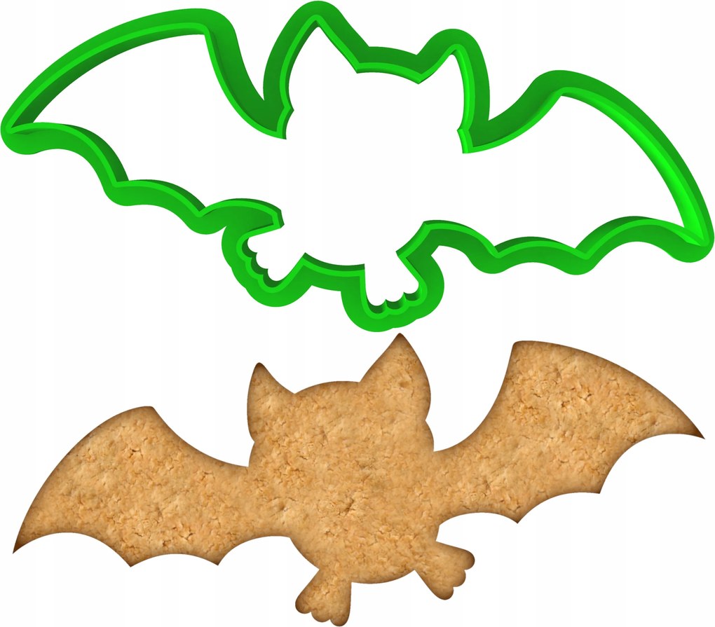 Forma Lyukasztó Sütemény- és Mézeskalácsvágó Halloween Denevér