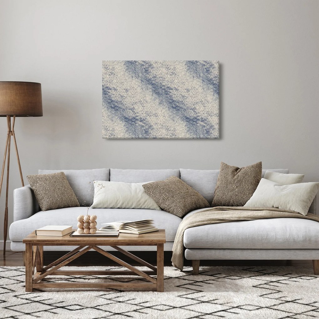Kép - Hullámminta (90x60 cm)