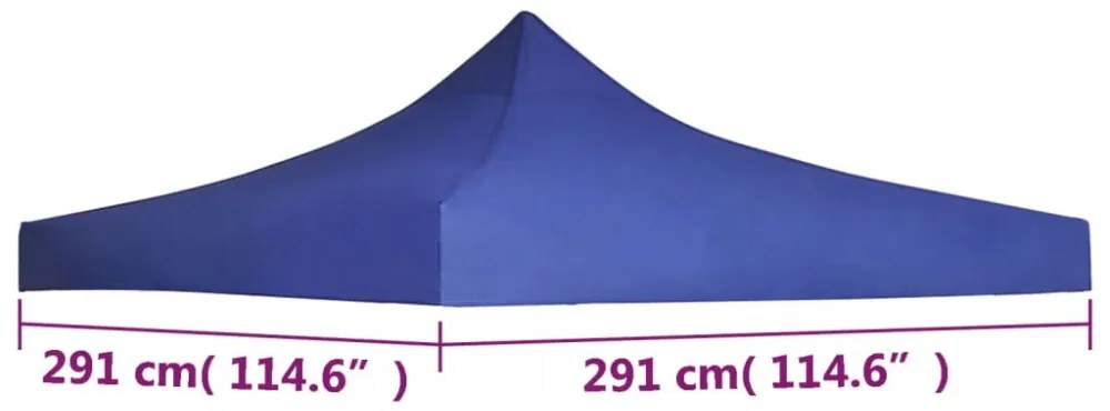 kék tető partisátorhoz 3 x 3 m