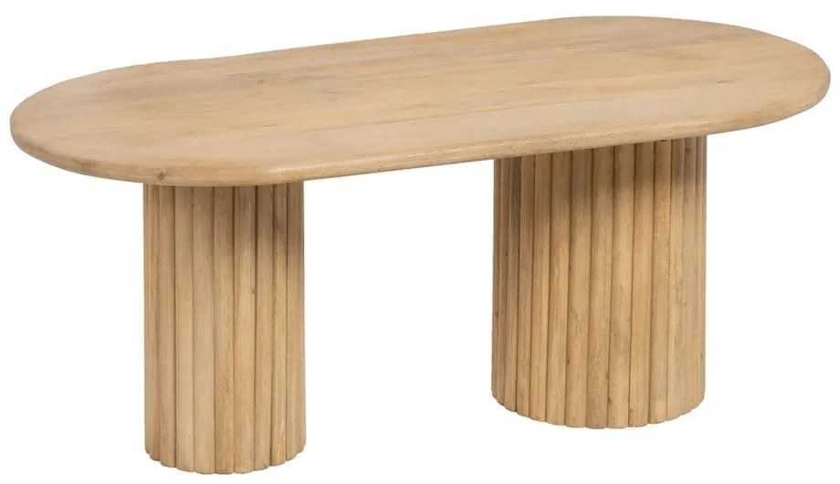 Natúr színű mangófa dohányzóasztal 60x120 cm Montmartre – Ixia