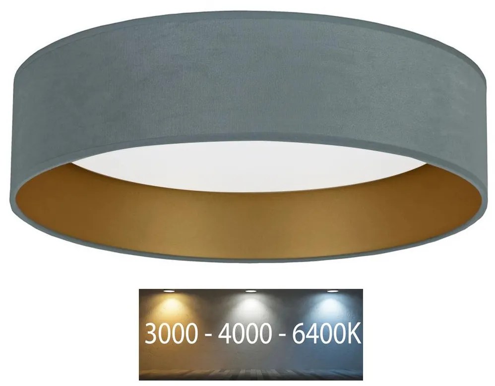 Brilagi Brilagi - LED Mennyezeti lámpa VELVET LED/24W/230V 3000/4000/6400K menta/arany BG0272