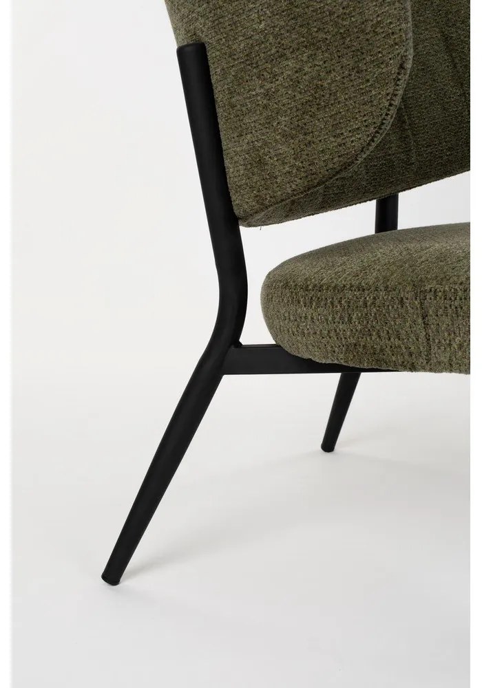 Zöld fotel Sanne – White Label