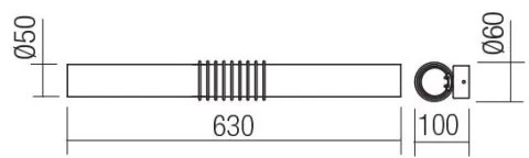 Redo 01-1431 - LED Fali lámpa AVANCE LED/14W/230V 63 cm fehér