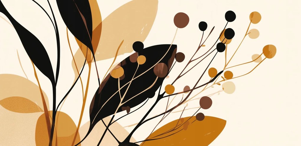 Poszter 91,3x44,5cm Őszi sziluettek