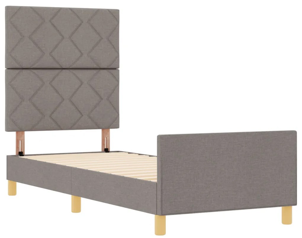 Ágykeret Taupe 80x200 cm Szövet