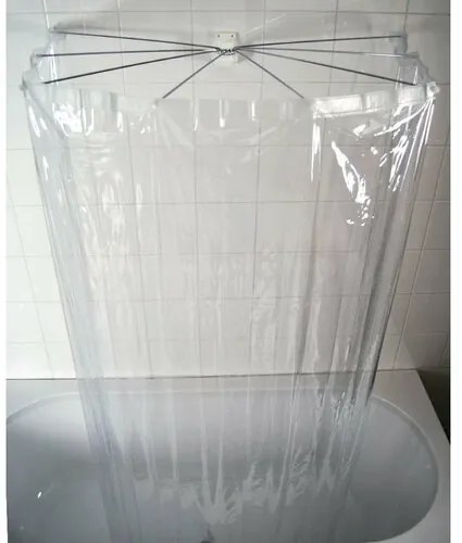 RIDDER 58200 Ombrella összecsukható zuhanykabin100 x 70 cm, átlátszó