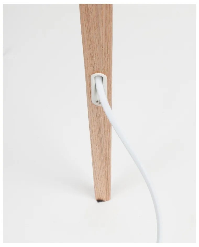 Tripod Wood fehér állólámpa, ø 50 cm - Zuiver