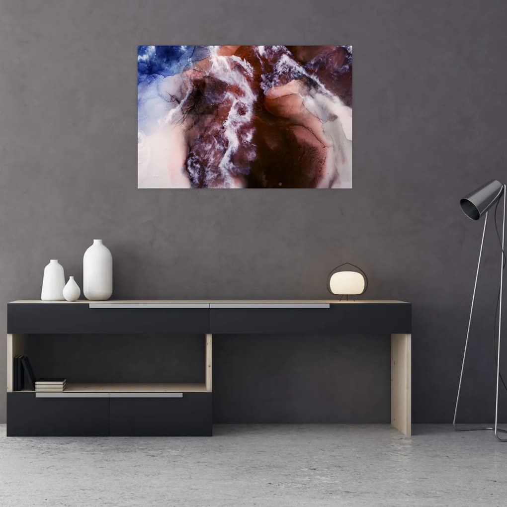 Kép - Lila márvány N⁰3 (90x60 cm)