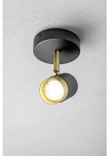 Lámpa Mennyezeti lámpatest ORIO, aluminium, 11.6x5.6x11.5, IP20, 1*GU10, max. 50W, kör, fekete