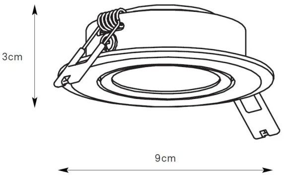 Markslöjd 108885 - LED dimmelhető fürdőszobai álmennyezeti lámpatest PLUTO LED/4,9W/230V IP44 fehér
