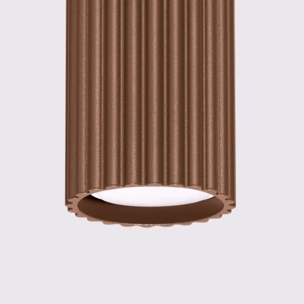 Brilagi - LED spotlámpa CRESTO 1xGU10/10W/230V 10 cm barna