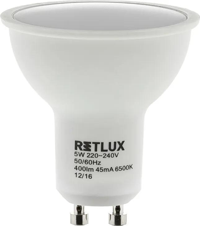 Retlux RLL 257 GU10 5W DL LED izzó (nappali fény 6500K)