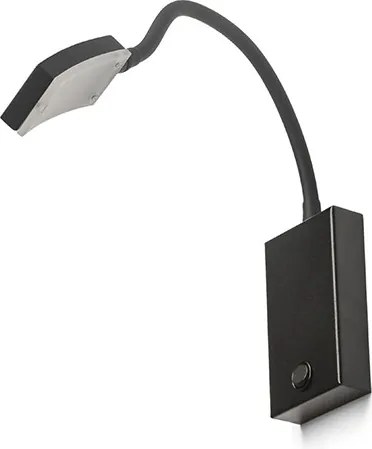 RENDL FRISCO W fali lámpa fekete 230V LED 4.2W 120° 3000K