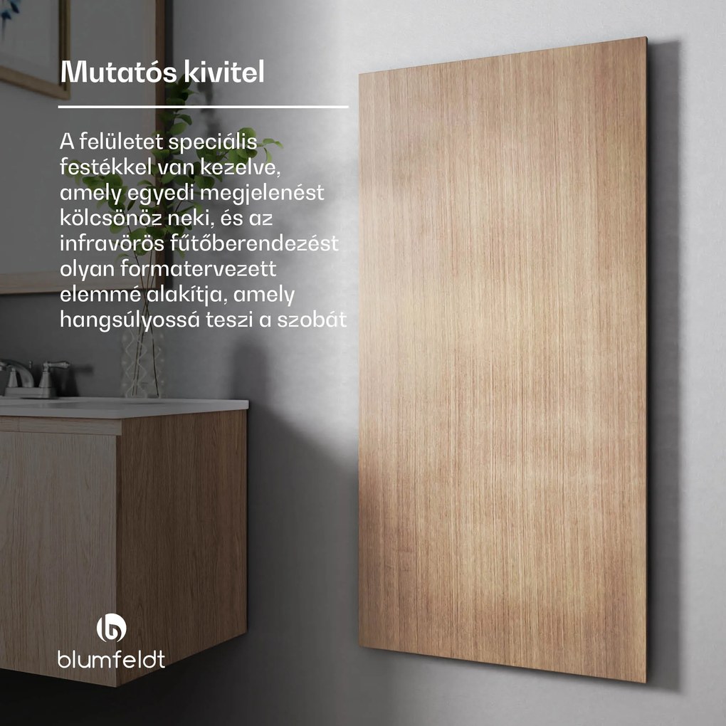 Blumfeldt Heat Square, Infravörös fűtés, WiFi vezérlés, 700 W, IP44