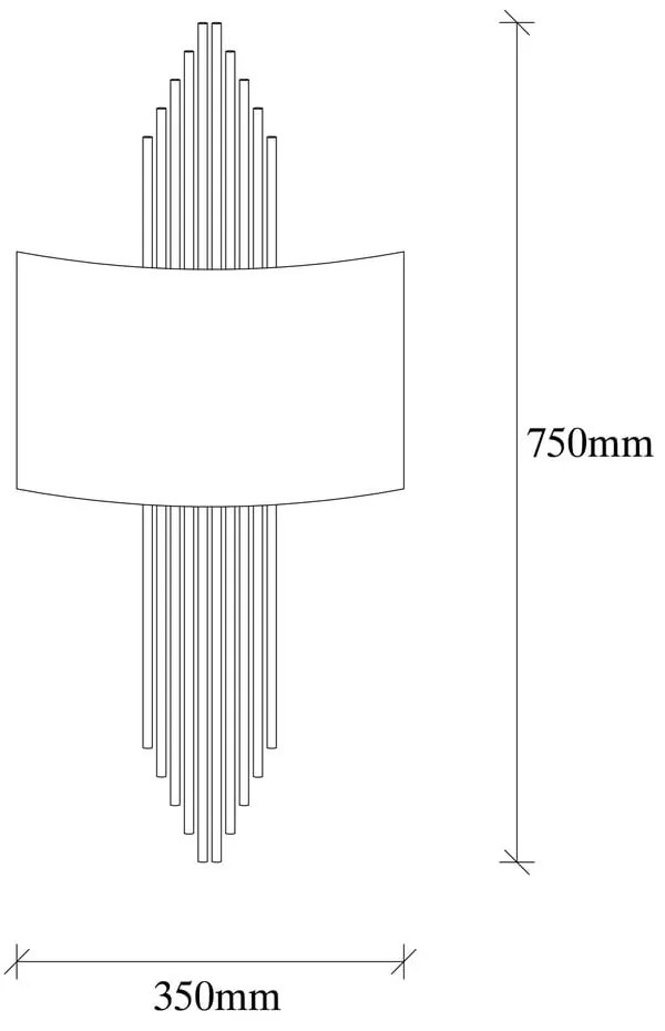 Sword fekete falilámpa - Opviq lights