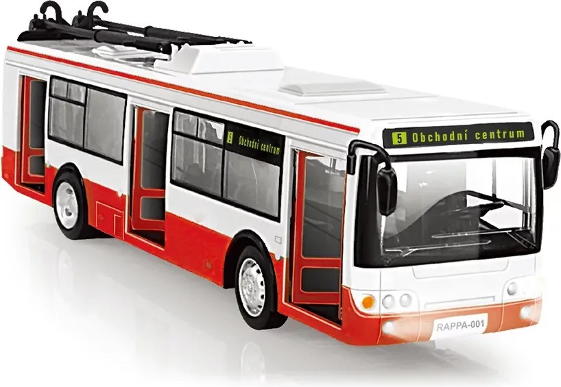 RAPPA Trolibusz cseh megállókkal - 28 cm - Rappa