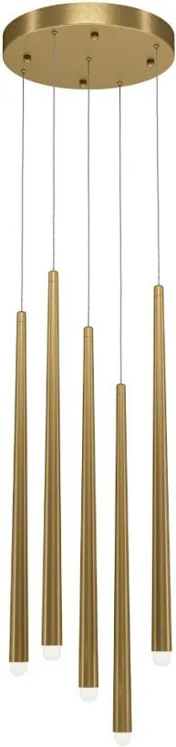 MAYTONI MOD132PL-L36BSK2 CASCADE Hengeres Függesztett Lámpa Sárgaréz LED IP20