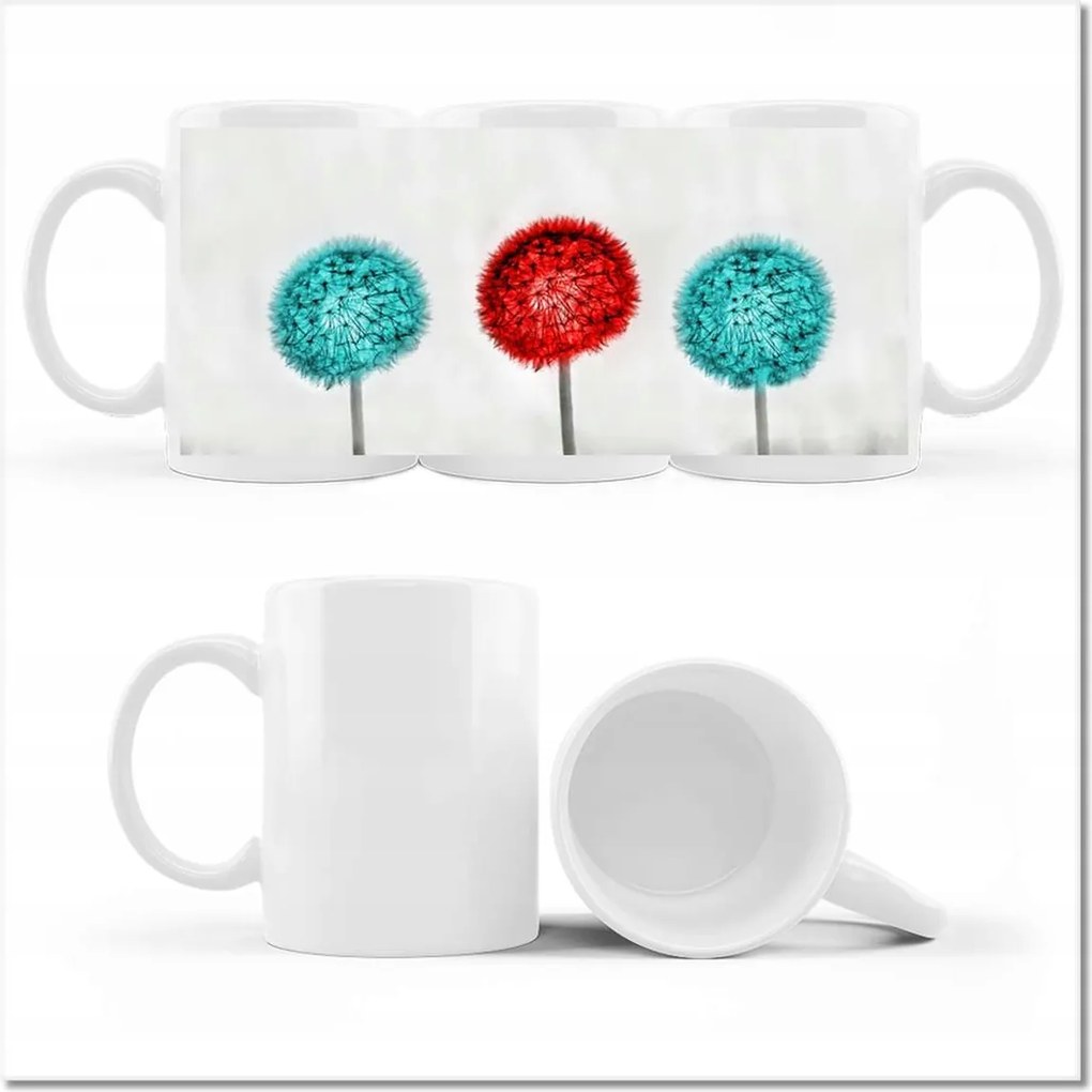 Fotó bögre Piros pitypang