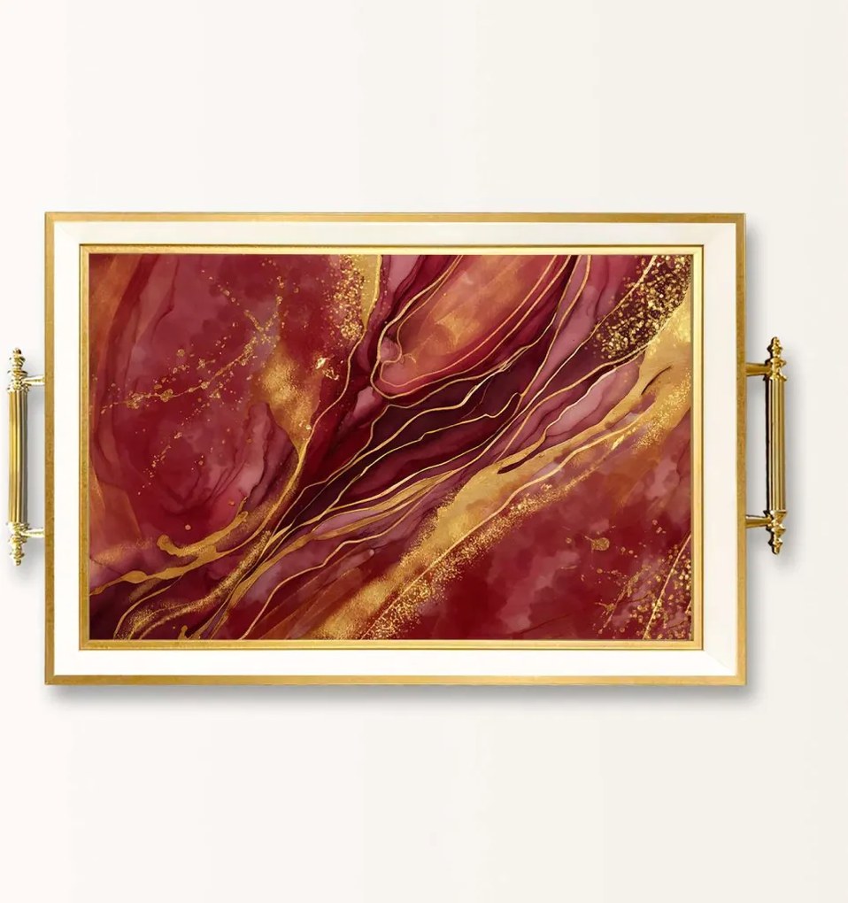 Üveg tálca, 38×24 cm – TPB10021