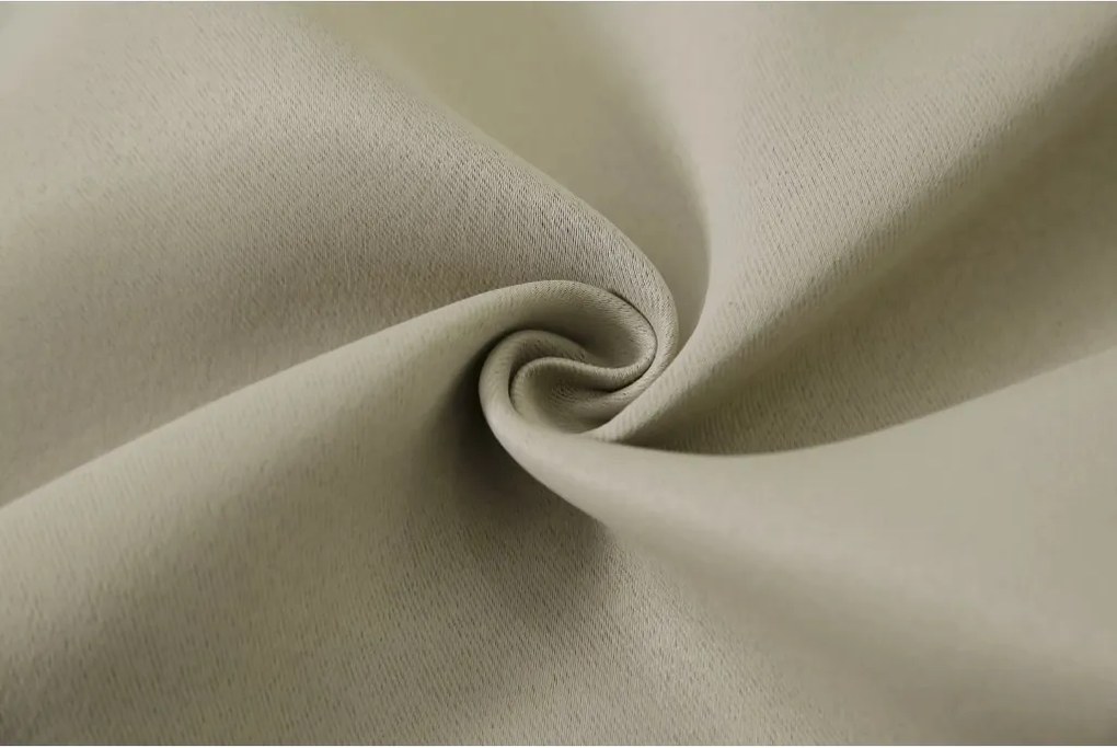 Függöny OXFORD 140x270 cm, bézs Felfüggesztés: Hullámos sínszalag