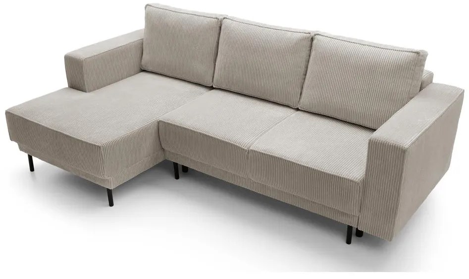 Sarokkanapé Rodriguez mini (B) (sötét bézs + fekete). 1099143