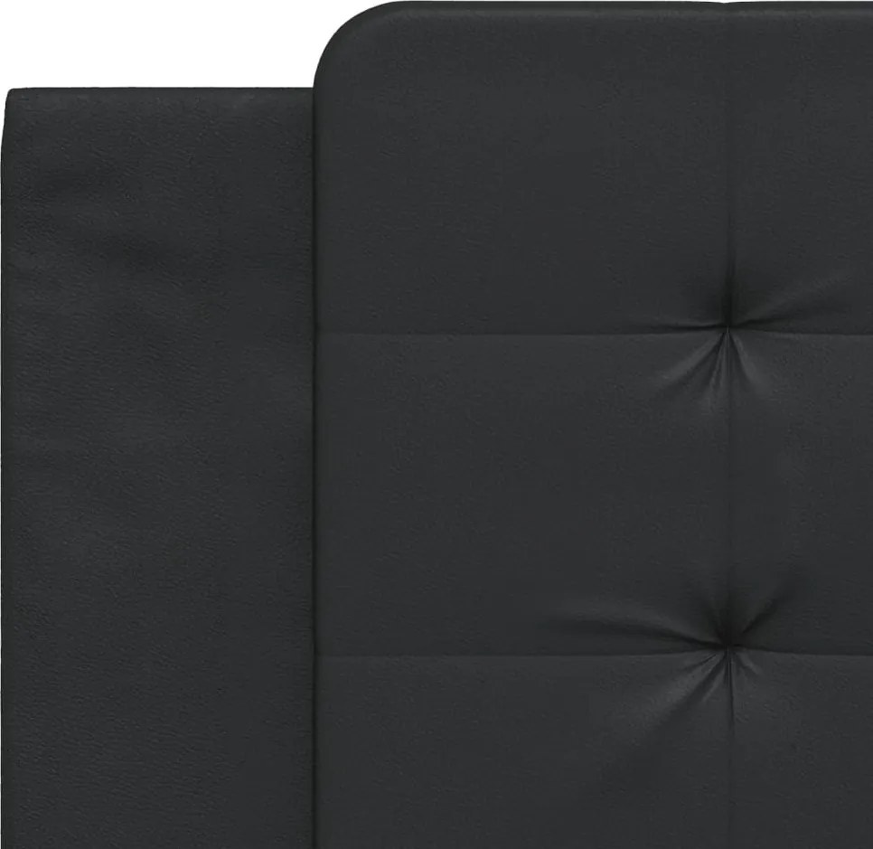 fekete műbőr fejtámla párna Zadar 180 cm