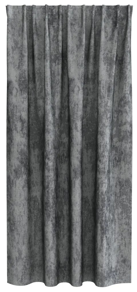 Velúr Függönyök 2 db gyűrűs Szürke 175x140 cm