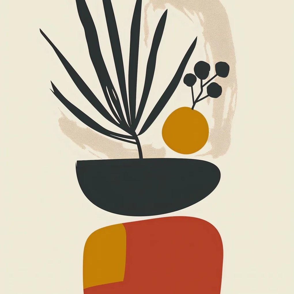 Poszter 20x20cm Botanikus betekintés