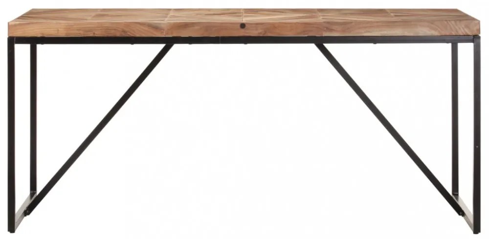 tömör akác és mangófa étkezőasztal 160 x 70 x 76 cm