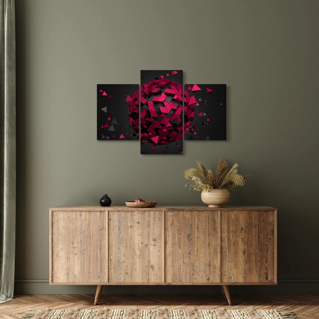 A 3D absztrakció képe (90x60 cm)