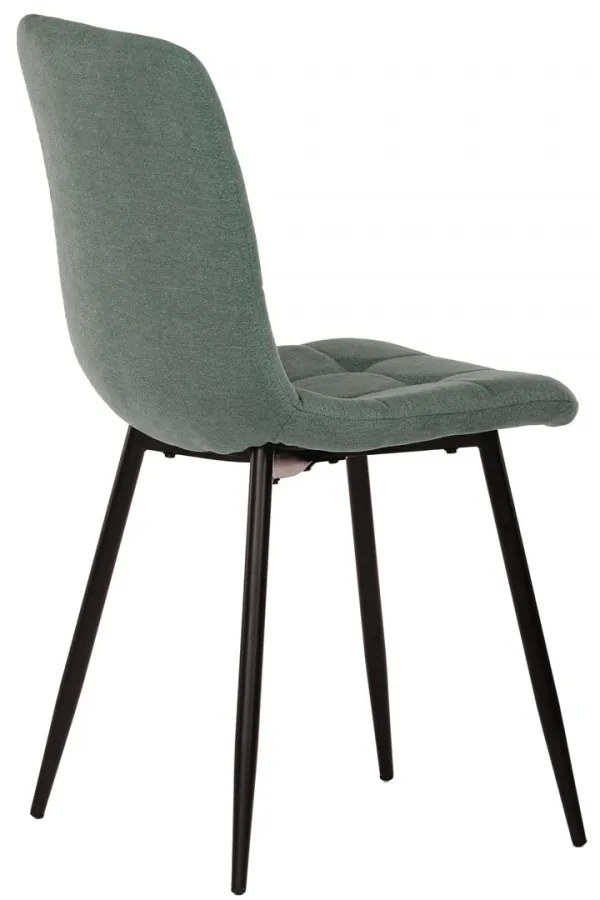 Scaun modern Fabric verde cu tapițerie CT-281