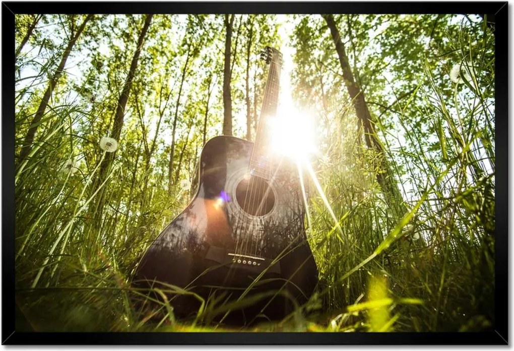Poszterek keretben 60x40 Gitár