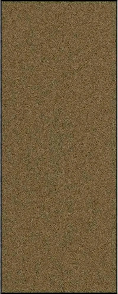 vidaXL Ajtószőnyeg Egyéb Barna és fekete 120 x 300 cm Poliamid és PVC